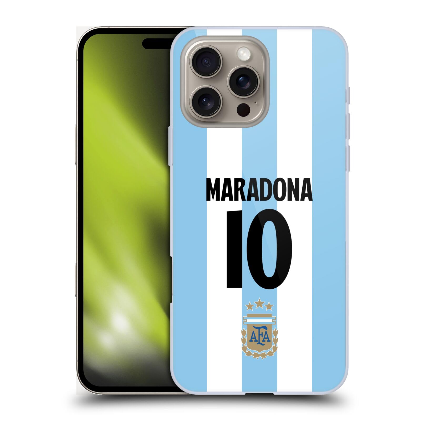 Head Case Designs Officially Licensed Argentina National Football Team Diego Maradona 2024/25 Player Home Kit 1st Group Hard Back Case Compatible with