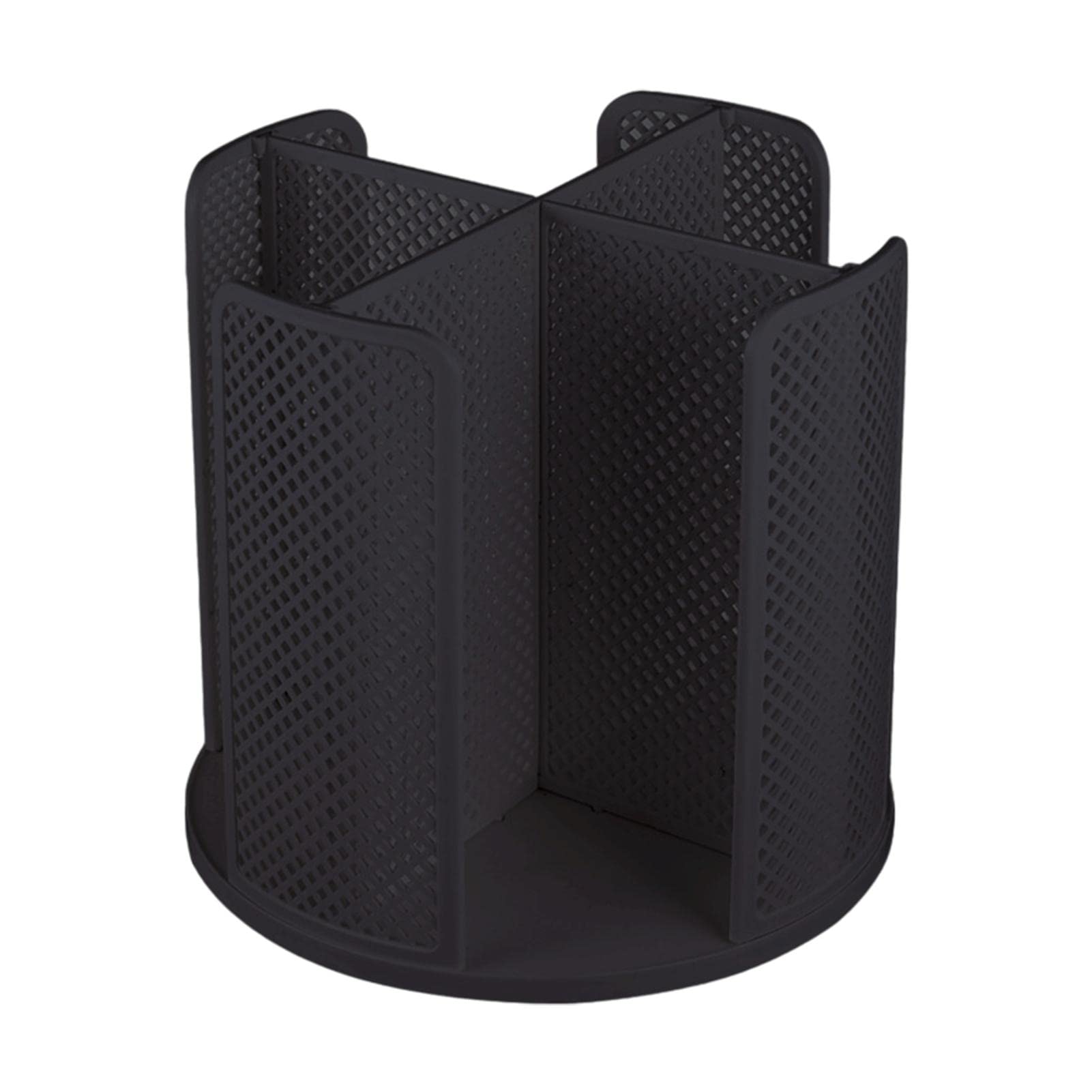 Portabicchieri Girevole 4 Scomparti Per Tazze Da 5 A 16 Oz, Organizer Per Coperchi E Tazze In Plastica Robusta, Colore Grigio, Per Bar E Uffici