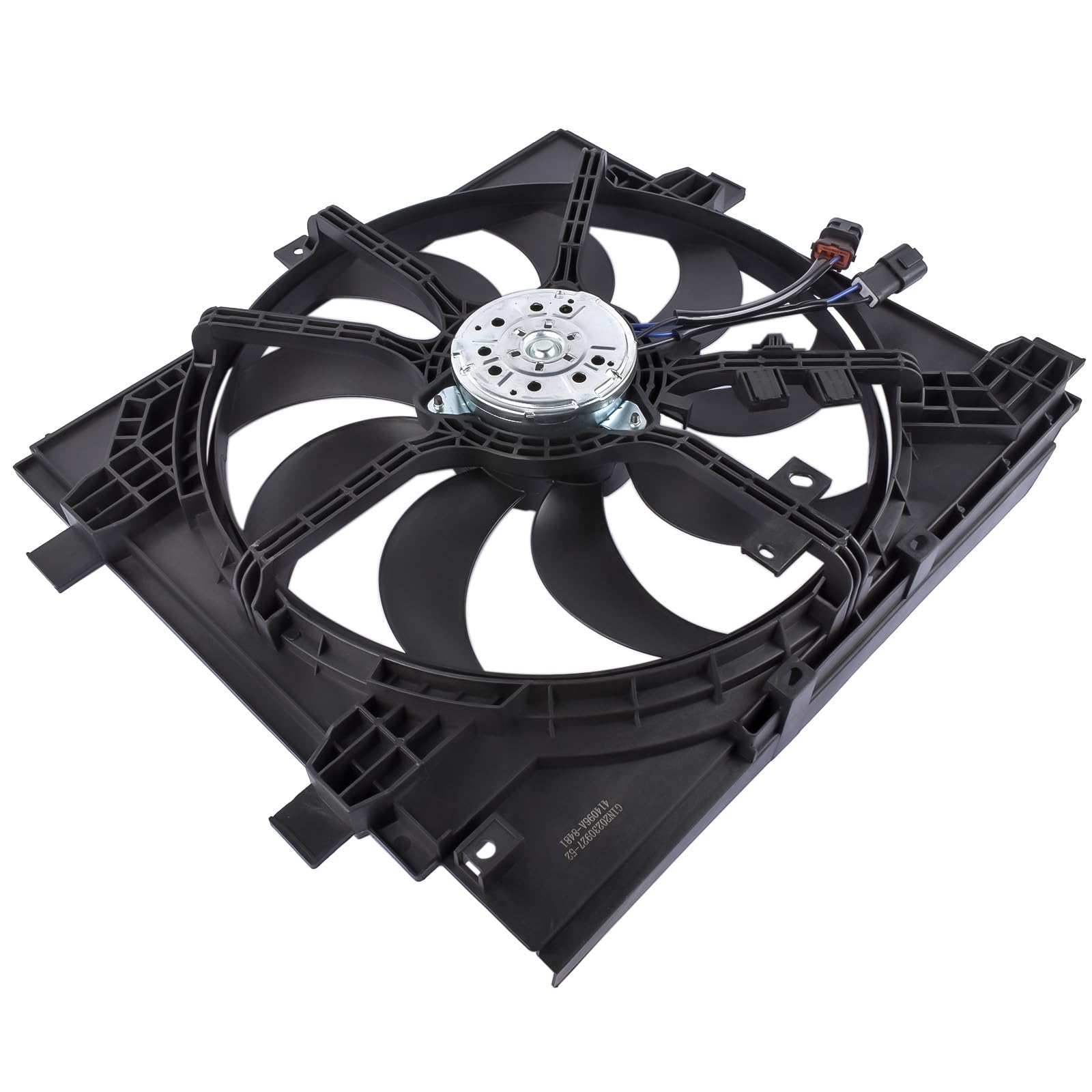 Bisenya AGUA RADIADOR AIRE ACONDICIONADO ENFRIADOR RADIADOR VENTILADOR Reemplazo para JUKE CUBE 2011-2015 1,5 DCI DIESEL 214811FE0A 214811FE1A