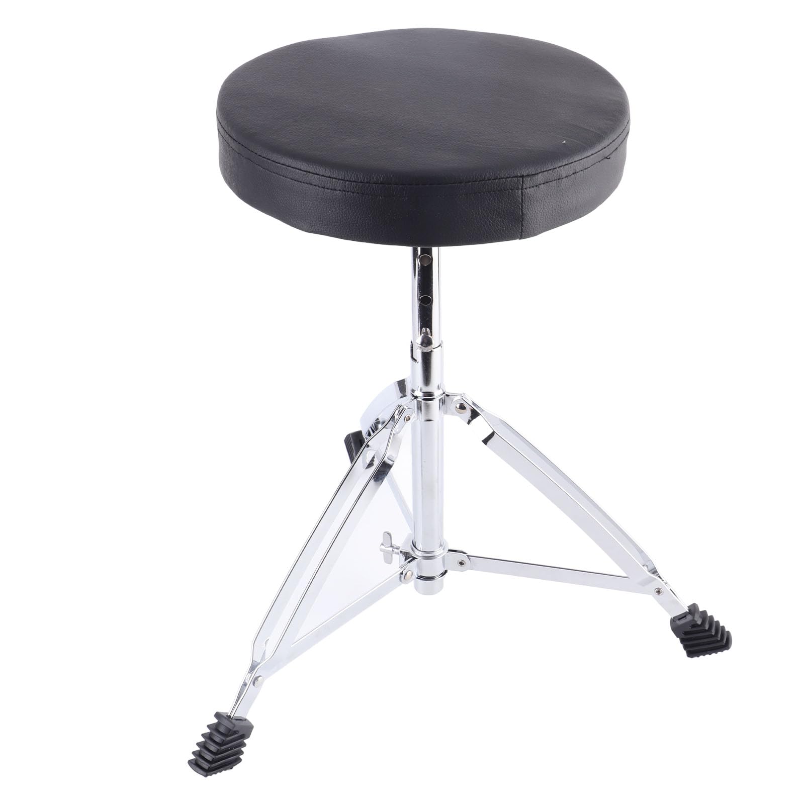 Silla con Asiento para Batería, Taburete Acolchado para Batería de 42,5 a 55 Cm, Ajustable para Tocar Instrumentos Musicales