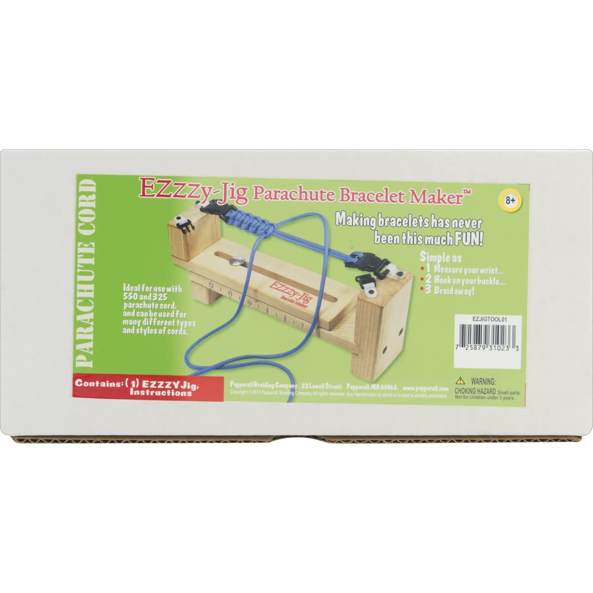 PepperellParachute Cord Ezzzy Jig Bracelet Maker