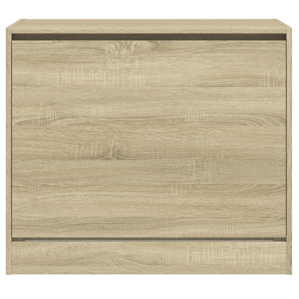 Scarpiera Rovere Sonoma 80x42x69 cm Legno Multistrato con Cassetto