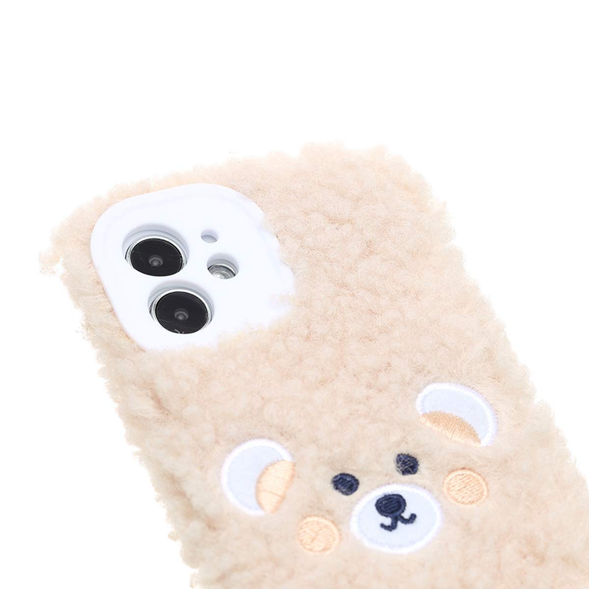 Amazon.co.jp: ONLYOU iPhone 11 pro max 用 ケース 韓国 もこもこ 