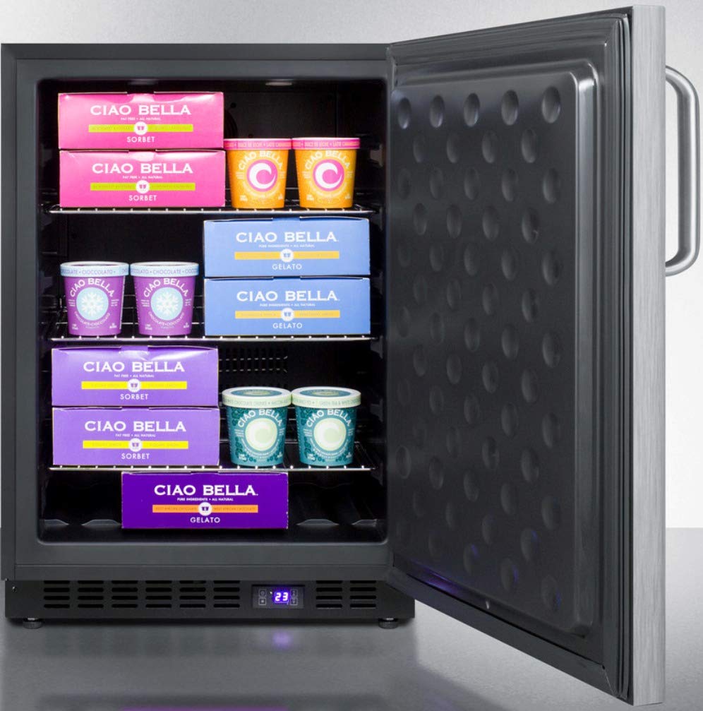 Summit Spff51ossstb Outdoor Undercounter Freezer, Stainless Steel on Fridge.com - View 4