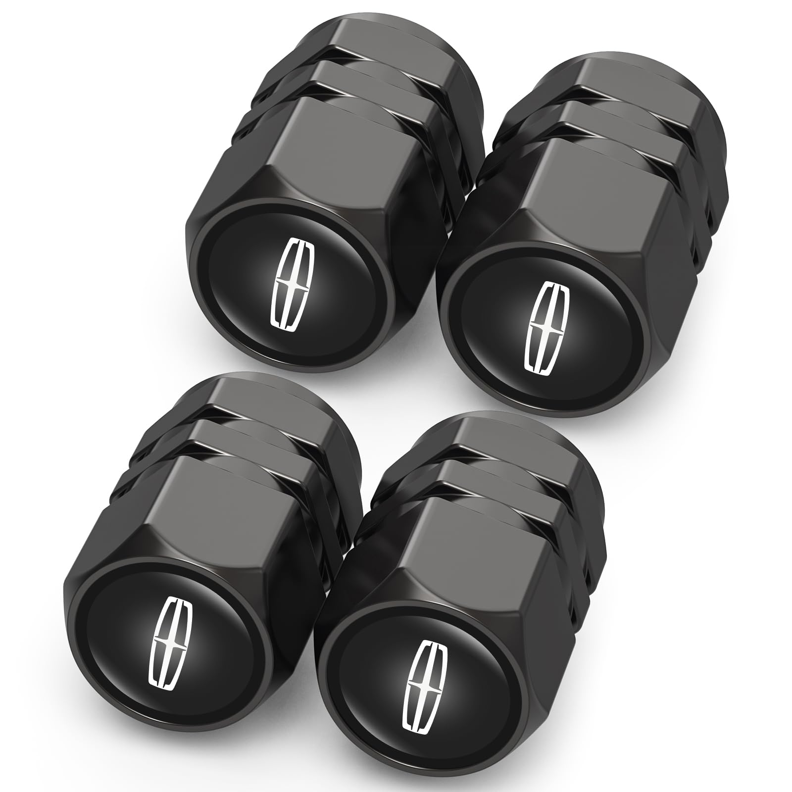 Car Tire Valve Stem Caps for Automobiles,Dust Caps Compatible with Volkswagen VW Bora Beetle Tiguan Polo Passat Sagitar Golf 4 6 Car Tires，Alloy Leak-Proof Valve Cover