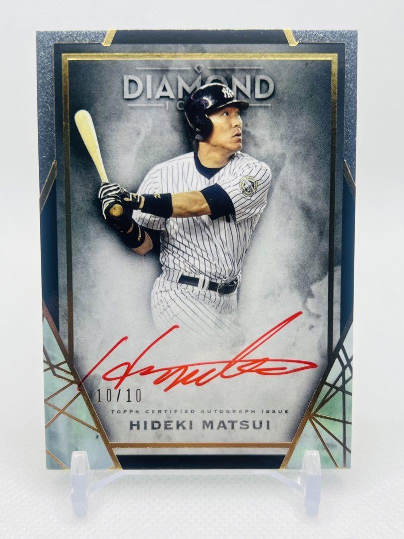 Amazon.co.jp: 2022 Topps Diamond Icons直筆サイン 10枚限定 松井秀喜 