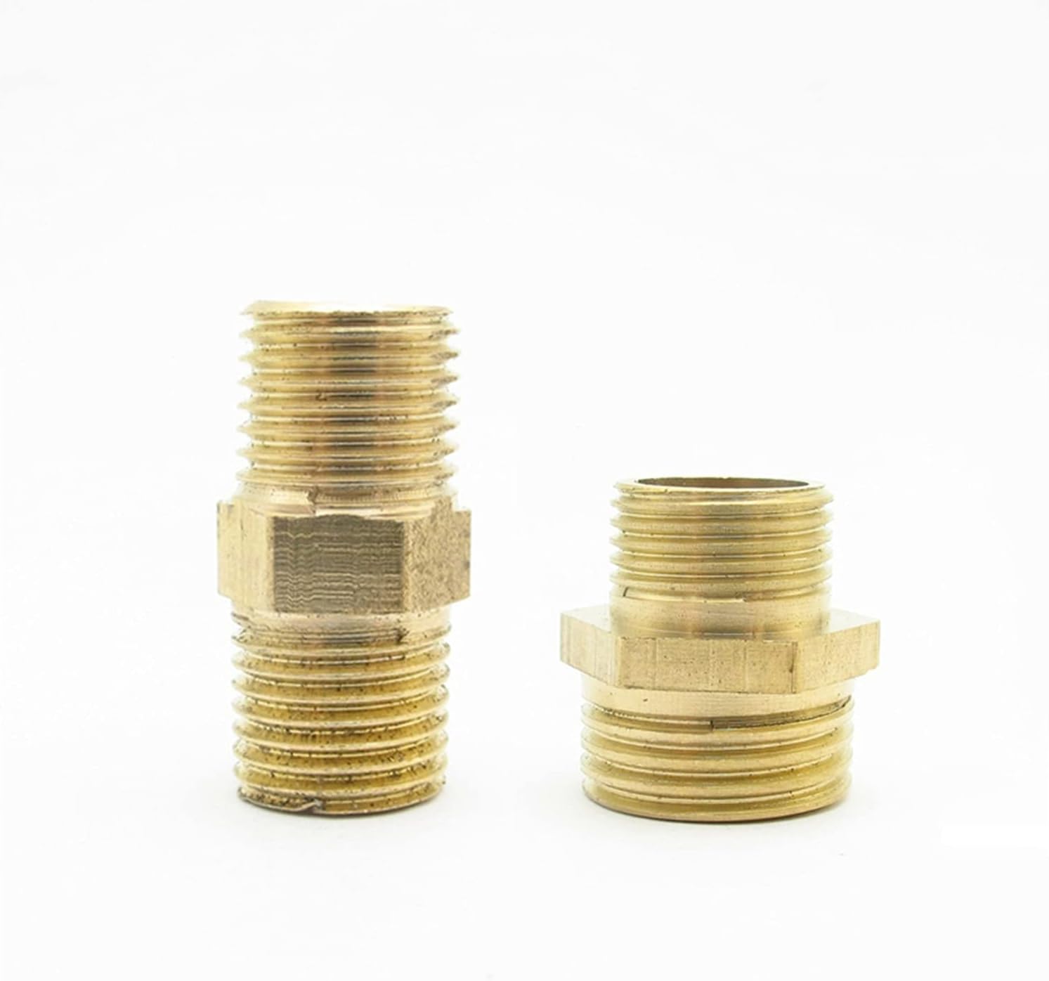 1/4" 1/2" BSP Male x M14*1.5 Metric Male Thread Hex Brass