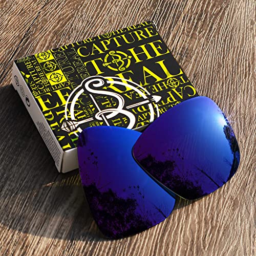 Image of Bowyer Polarized Replacement Lenses for Oakley Thinlink OO9316 Sunglasses - Sapphire Blue Mirror