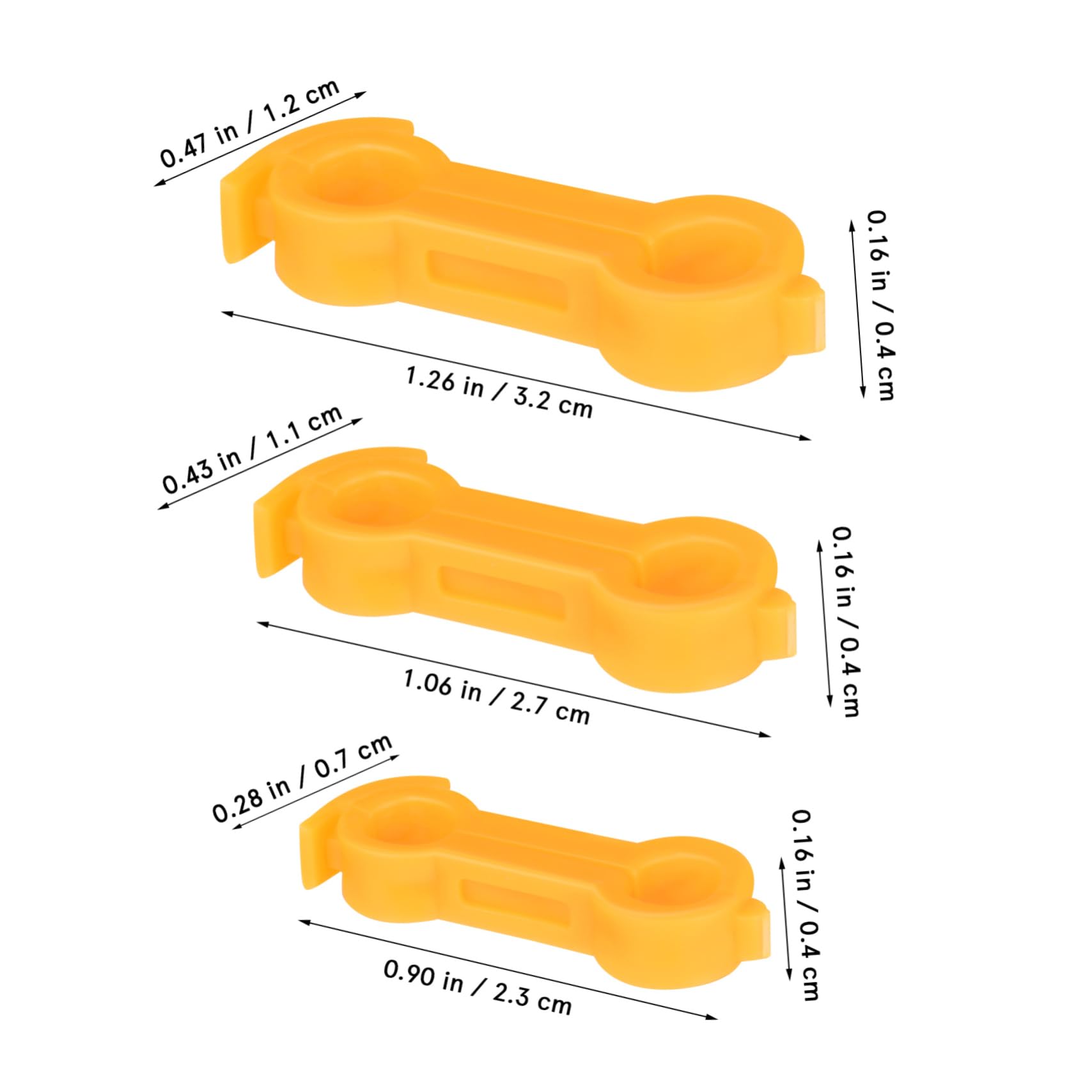 BESPORTBLE 12pcs Bird Foot Rings for Chick Leg Support Splay Leg Correction Aid for Newborn Chickens Leg Bands for Pigeons and Poultry 4 Each of 4mm 5mm 6mm Sizes
