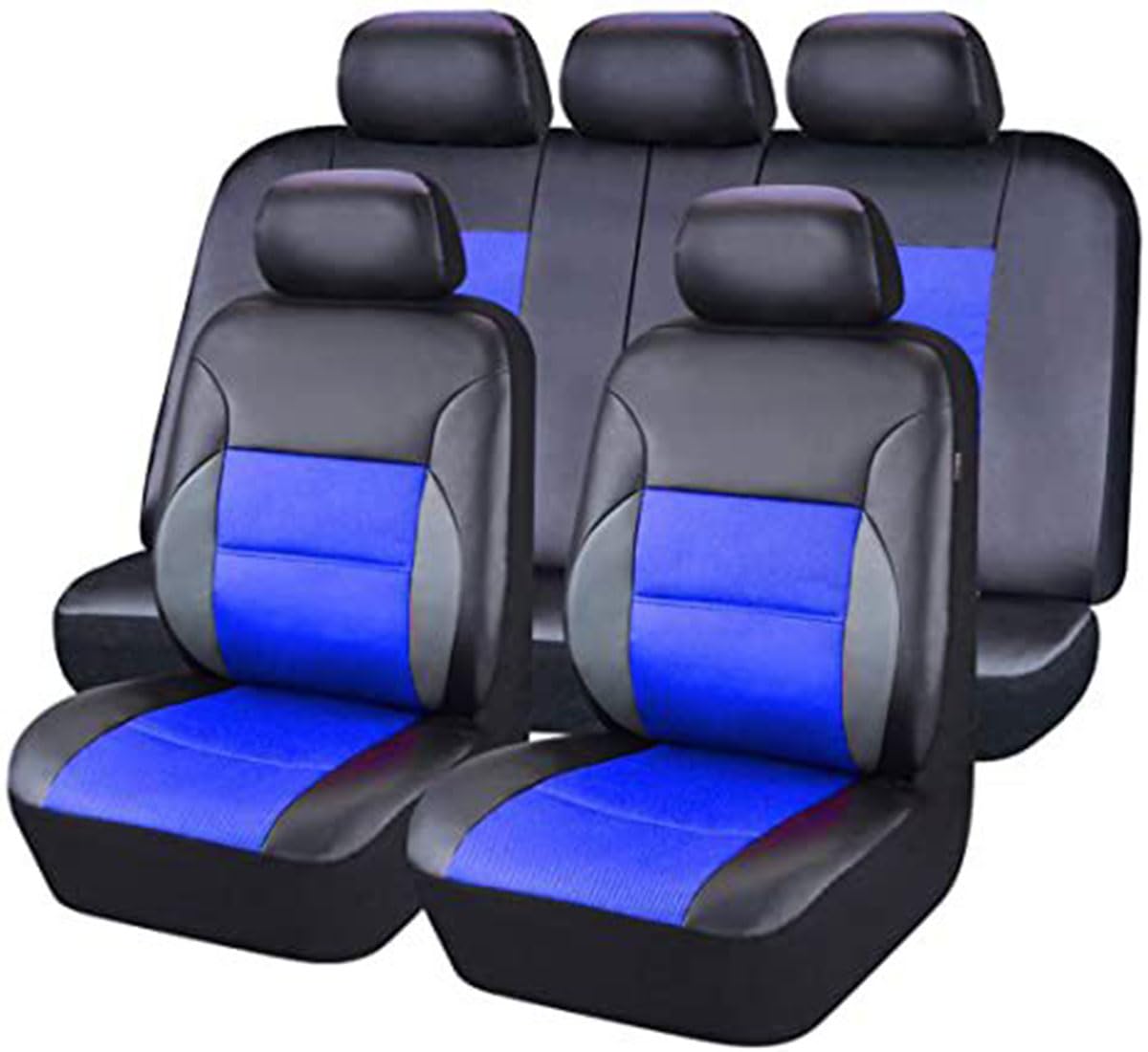 Auto Sitzbezüge für BMW 2 Series Coupe Cabrio (2014-2026) | 9pcs Universelle Wasserdicht Langlebig Kompatibel mit Seitenairbags Leder Schonbezug Set Sitzkissenschutz