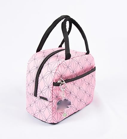 Maxer Japanese Anime Nezuko Lunch Bag for Women Lunch Holder Insulated Lunch Cooler Bag for Kids