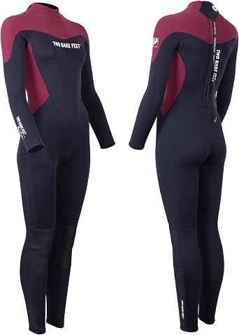 Two Bare Feet Women s 5/4mm Supaflex Winter Wetsuit   Women s Cold-Water Wetsuit for Paddleboarding & Surfing, Full-Suit, UK Watersports Brand