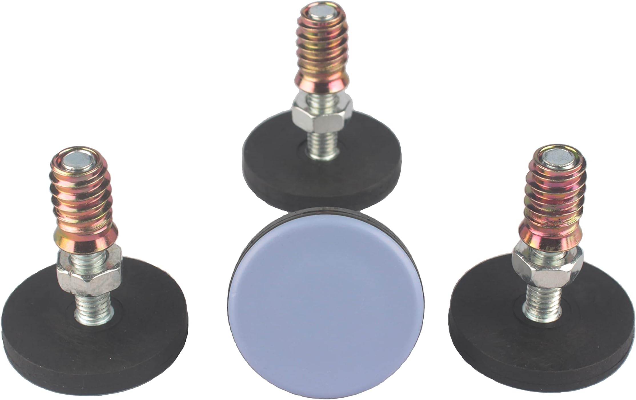 T Tulead Furniture Glide Swivel Leveling Mount Heavy Duty Leveler 2” Dia Metal Adjustable