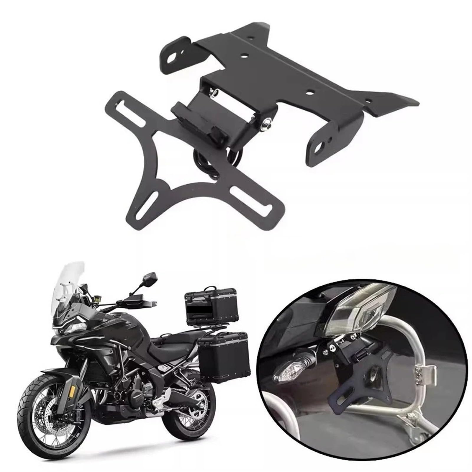 Per CFMOTO 700MT 2025-Moto Portatarga Regolabile Tail Tidy Fender Eliminator Kit Staffa Moto Supporto Targa