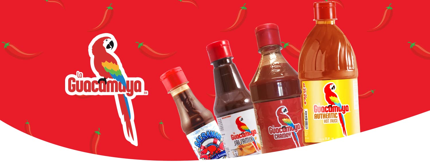 4 BOTTLES GUACAMAYA HOT SAUCE 12.34 OZ Le da el punto PRODUCT OF MEXICO