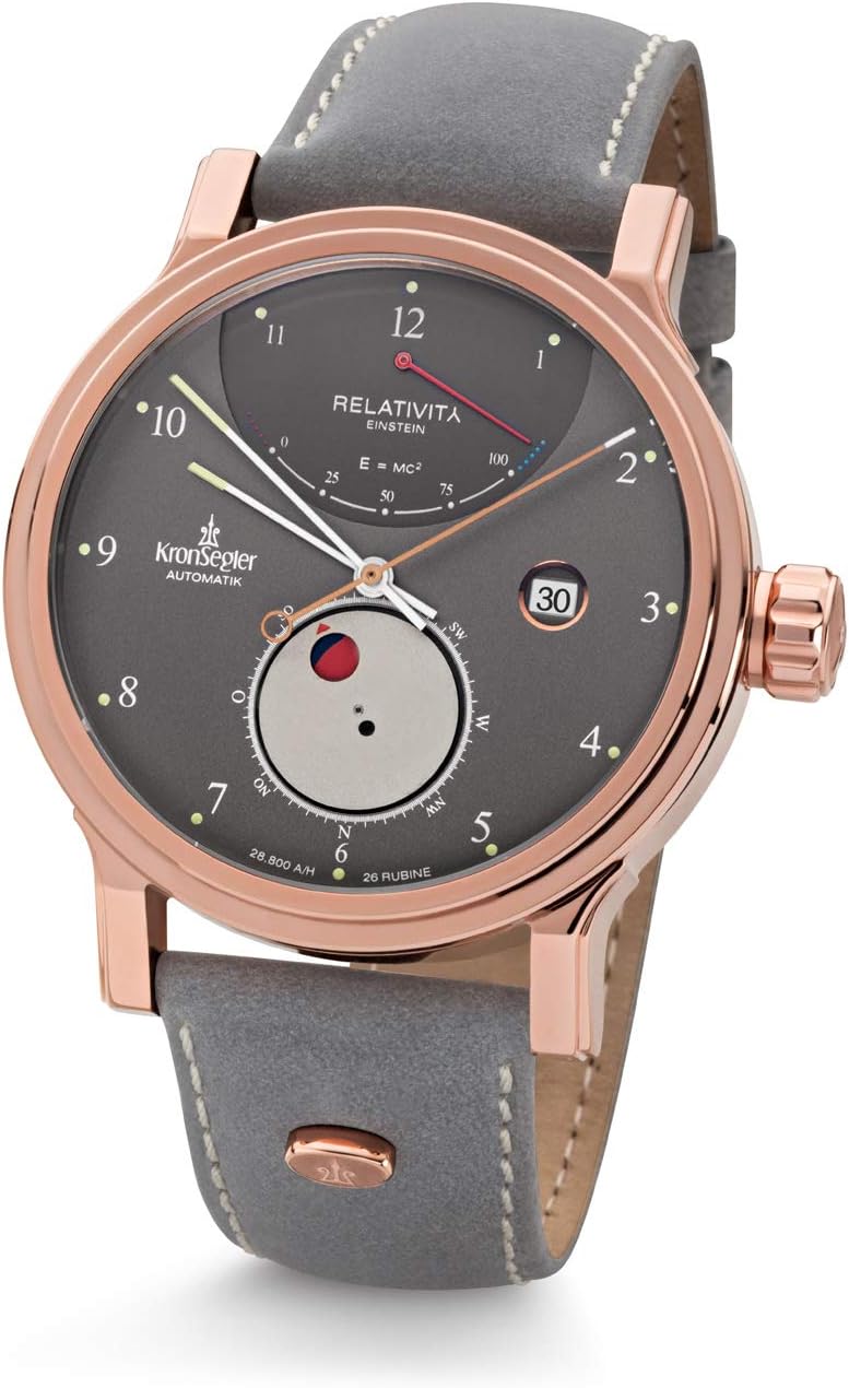 Kronsegler"Einstein - Relativity" Automatic Watch Rose-Umbra