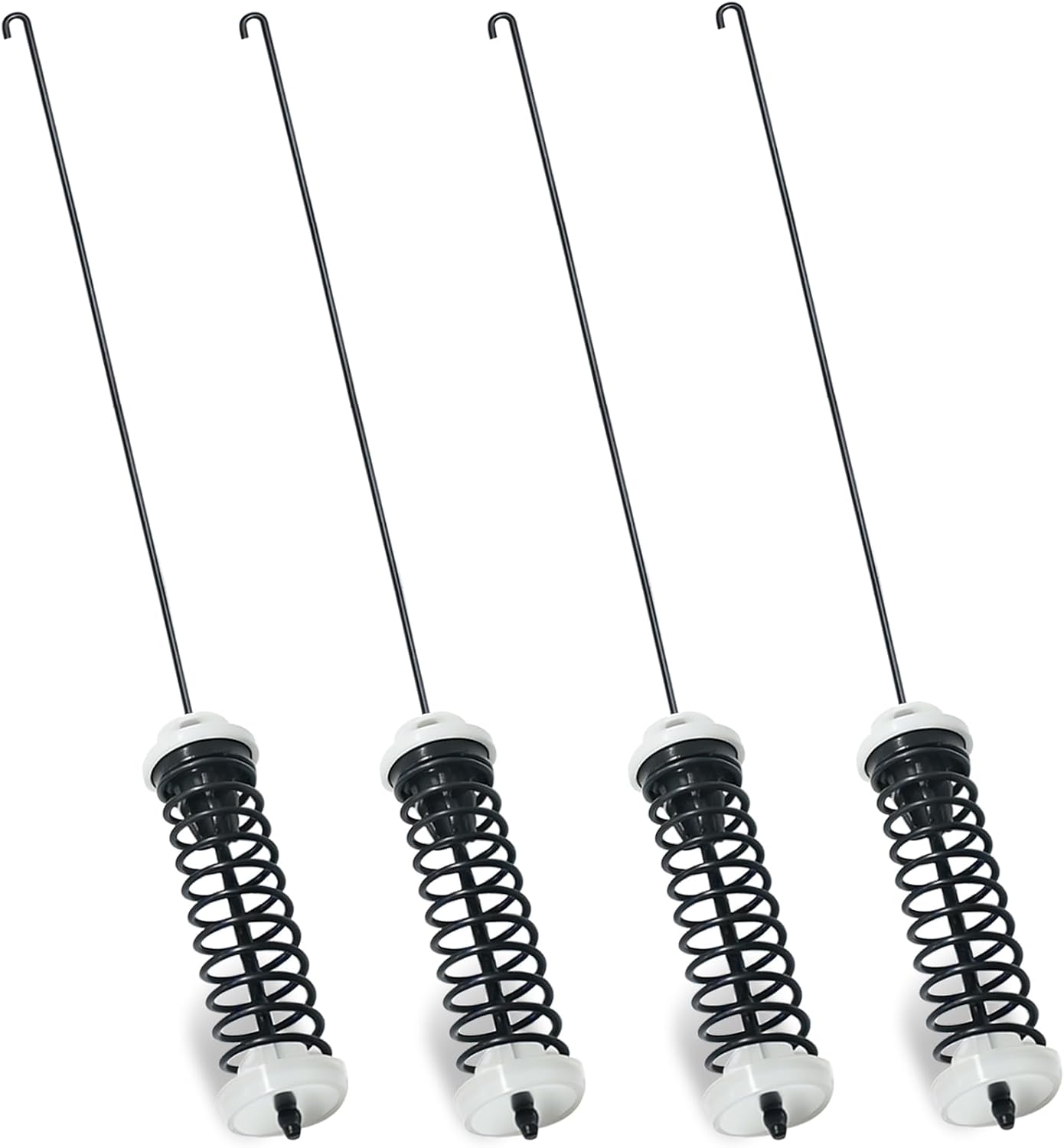 Upgrade MVWB865GW0 MVWB835DW0 MVWB835DW1 MVWB835DW2 MVWB835DW4 MVWB835DC4 Suspension Rods(4PCS), Washing Machine Suspension Rod (4PCS),for Maytag MVWB835DC0 & for Whirlpool WTW8040DW0
