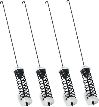 Upgrade MVWB865GW0 MVWB835DW0 MVWB835DW1 MVWB835DW2 MVWB835DW4 MVWB835DC4 Suspension Rods4PCS, Washing Machine Suspension Rod 4PCS,for Maytag MVWB835DC0 & for Whirlpool WTW8040DW0