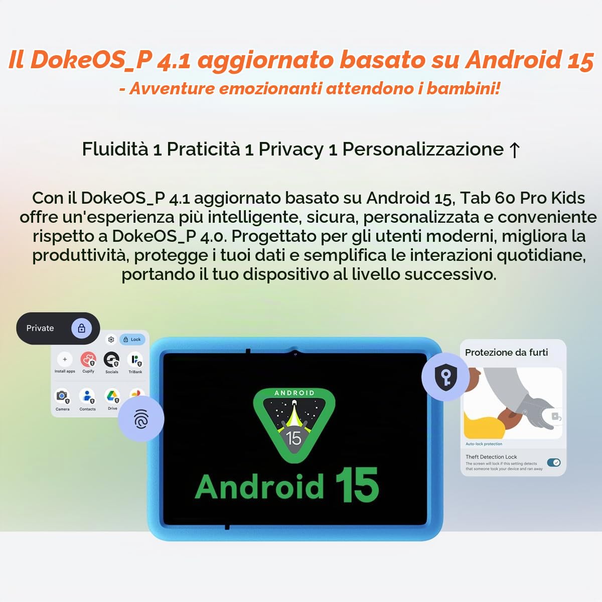 BLACKVIEW TAB 60 PRO KIDS (Tablette 4G, Ecran 10.1'' - 4/128GB, 7700mAh) BLUE