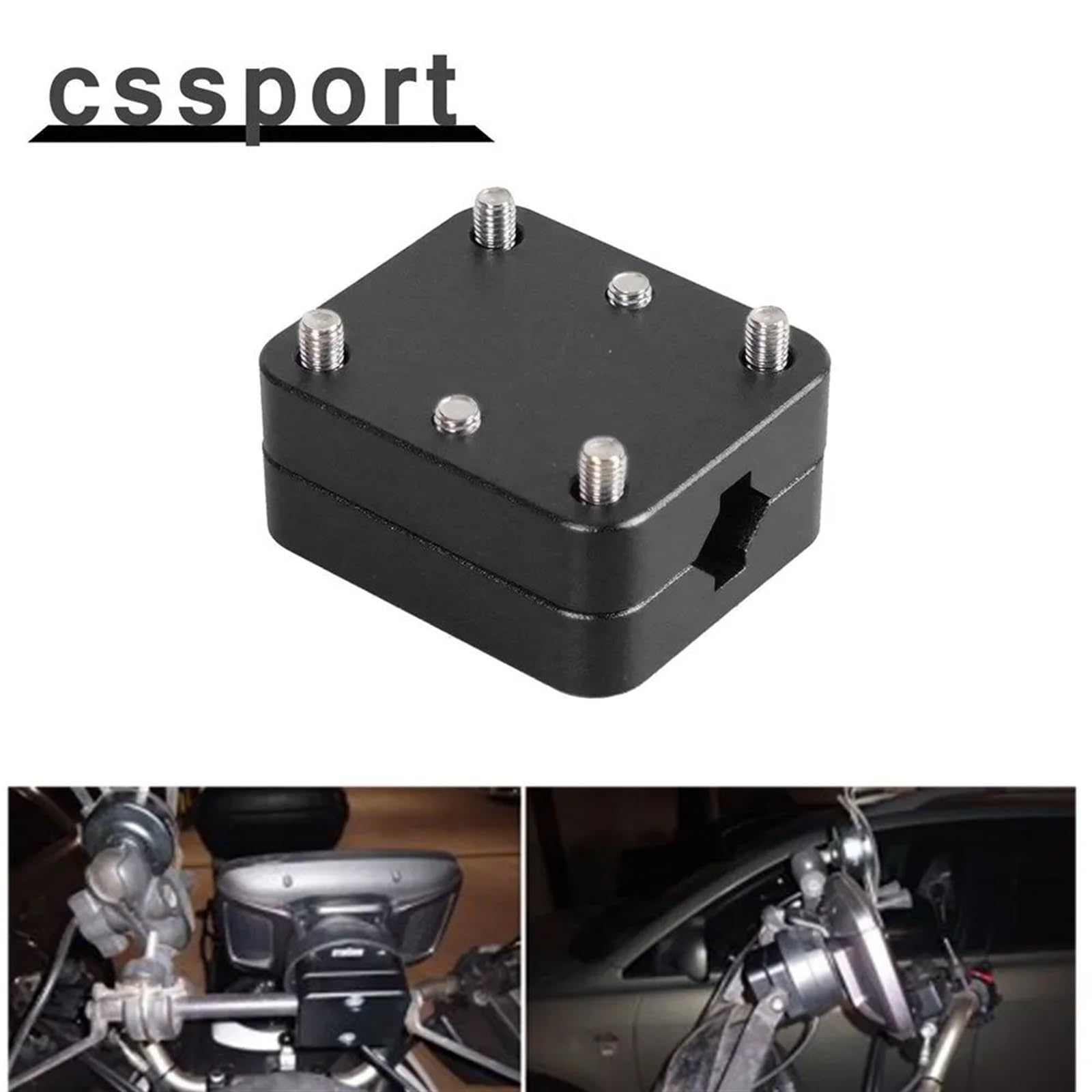 Soporte Móvil Moto USB para R1200GS R1250GS LC para ADV F900R CRF1000L 2012-2017 Soporte Navegación GPS Teléfono Motocicleta Montaje Negro 12mm 16mm(Red)