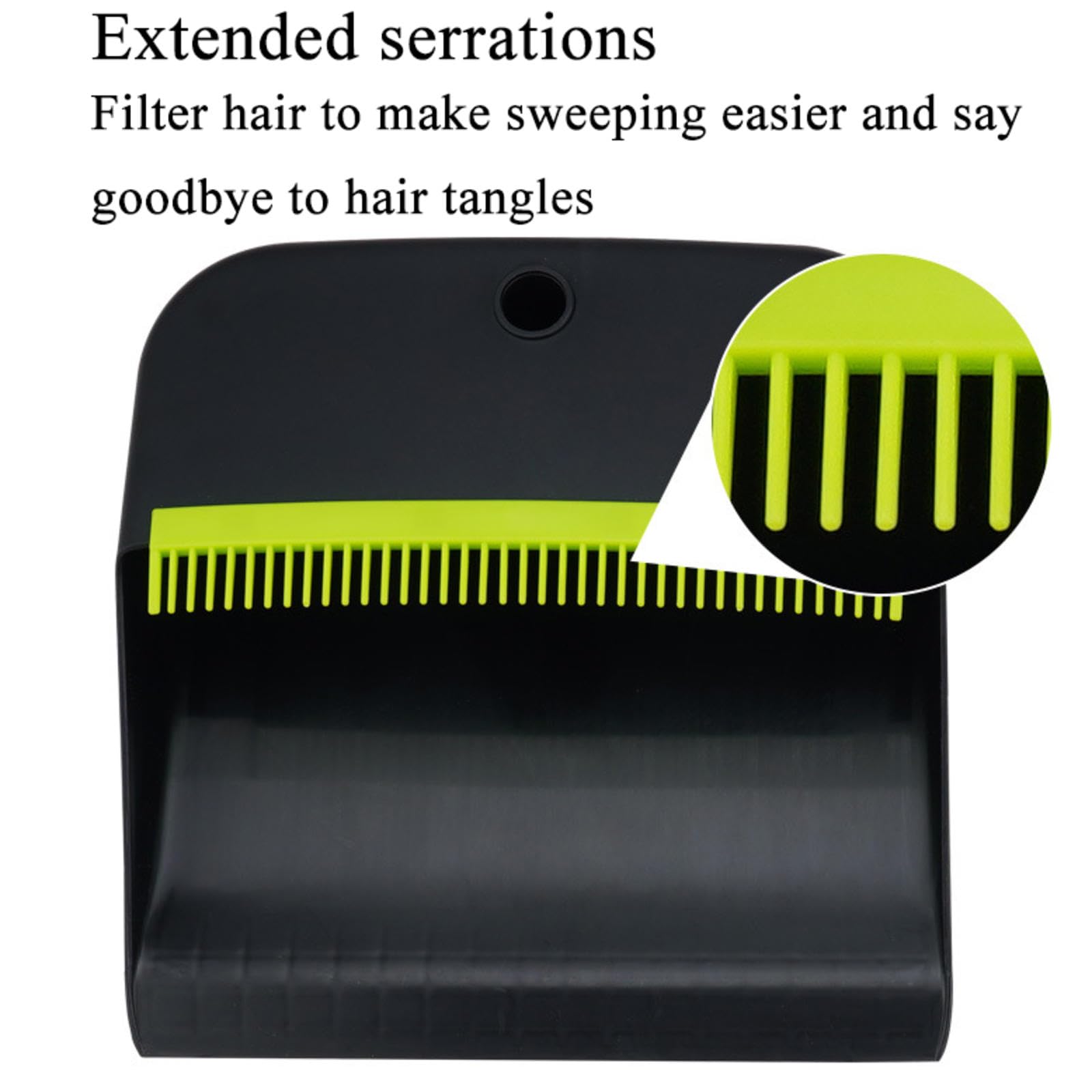 NIBHZ Juego de Escoba y Recogedor, Escobas para Barrer Interiores con Mango Extendido, Recogedor Vertical Modernas con Cepillo, Set Broom and Dust Pan Portatil, Jardines, Cocinas, Oficina