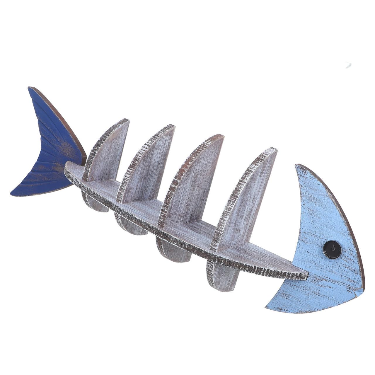 Étagère murale en bois de poisson haut de gamme pour une décoration créative durable
