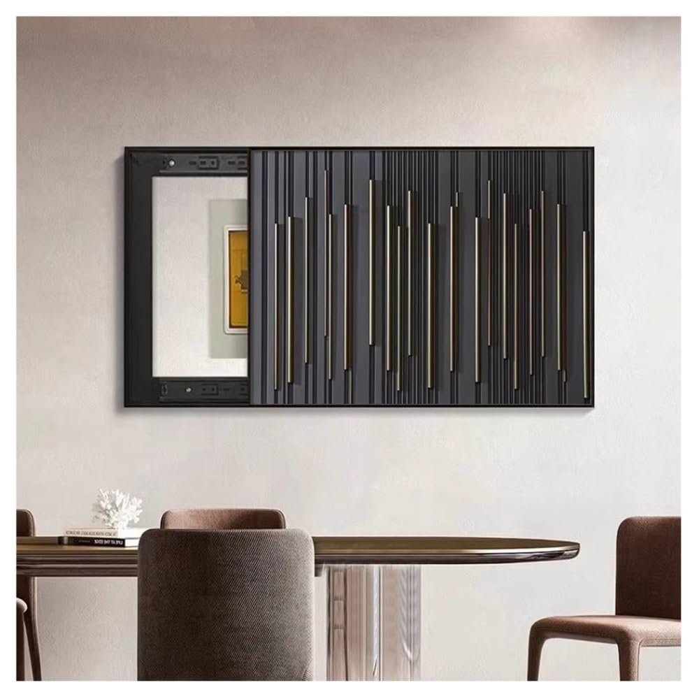 Rygcrud Kunst An Der Wand Abdeckung Von Leistungsschaltertafeln, Zählerkasten Verstecken Dekorative Malerei, Wandgiebel Elektrischer Sicherungskasten Schrank(C,70X50 cm)