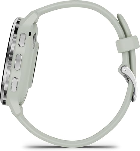 Miniatura 6 de Garmin Venu 3S Advanced Fitness and Health Tracker - Reloj inteligente con bisel de acero inoxidable plateado con caja gris salvia de 1.614 pulgadas