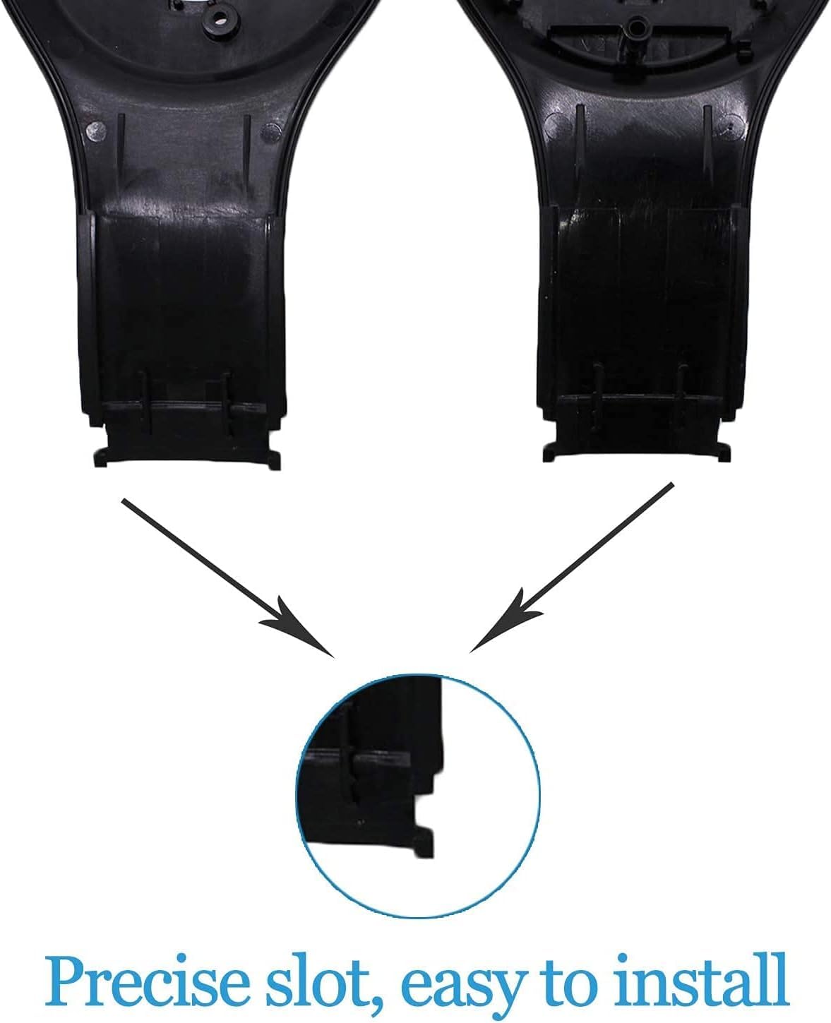 Studio3 Coque et Coque intérieure compatibles avec Les Casques Beats by Dr. Dre Studio 3 (A1914), Coque intérieure Durable et pièces de réparation extérieures (Noir)