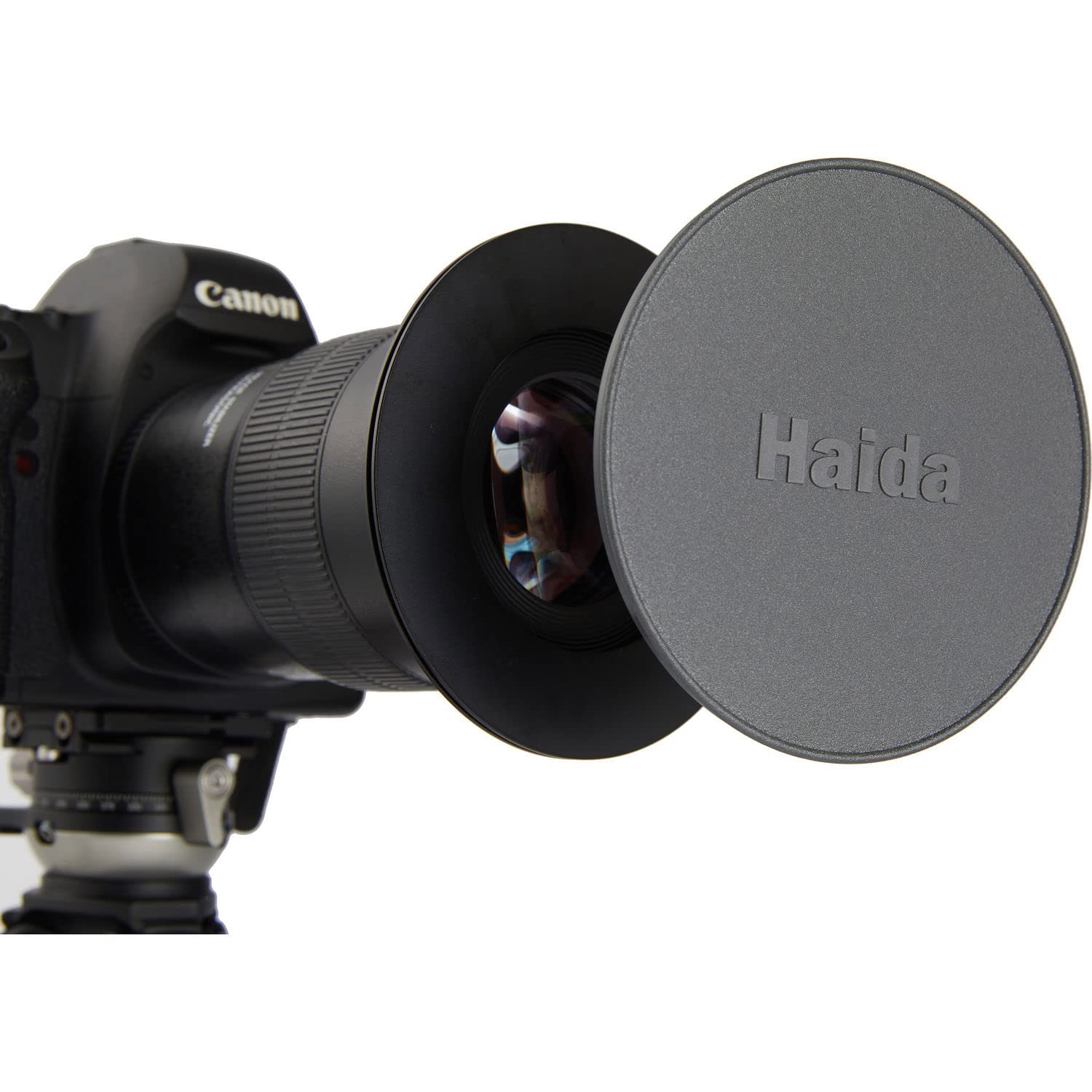 Haida Anillo adaptador de filtro de lente de 58 mm con tapa de plástico para soporte de filtro M10