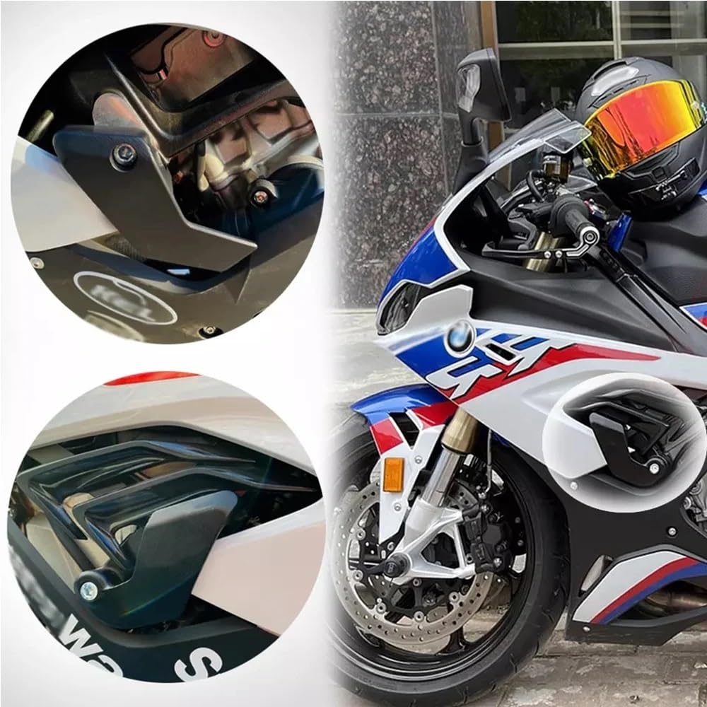 Pasuje do BMW S1000RR 2019 2020 2021 2022 NOWY Motocykl Ochrona przed upadkiem Crash Pad Rama suwaka Crash Protector(Titanium NO Logo)