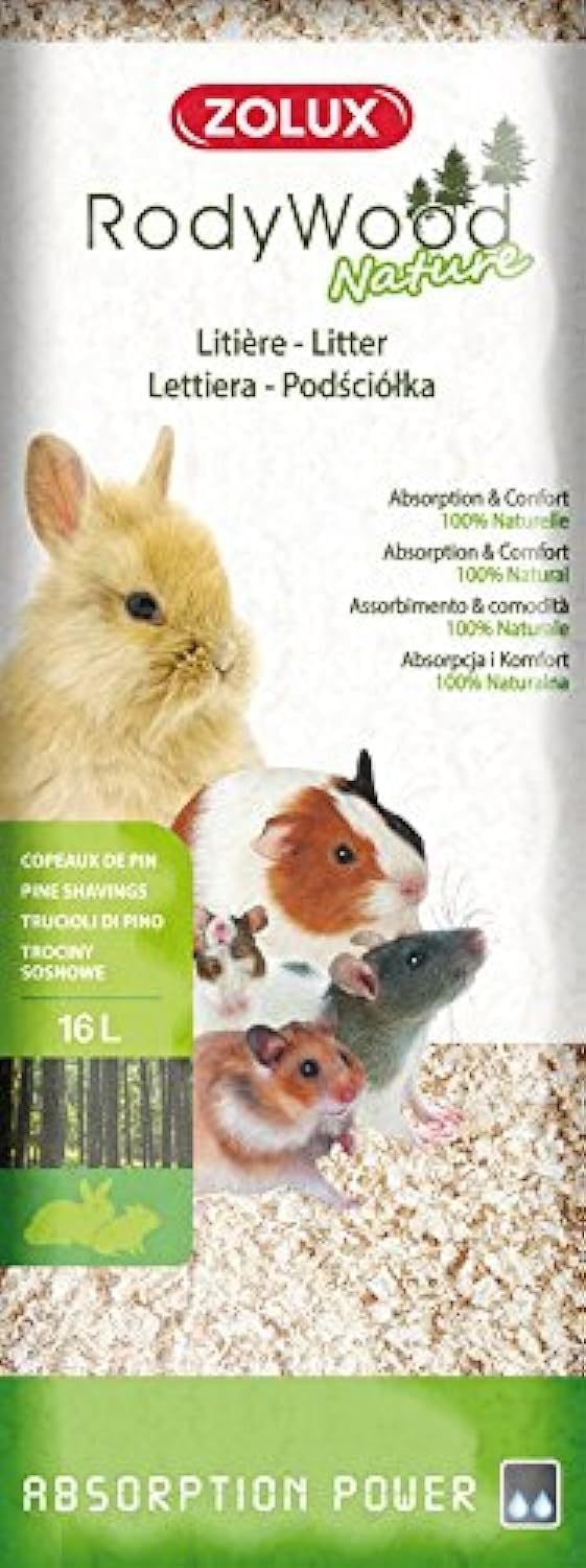 Zolux"RodyWood" Nature Pine Shavings Litter 16L Buy Online at Best