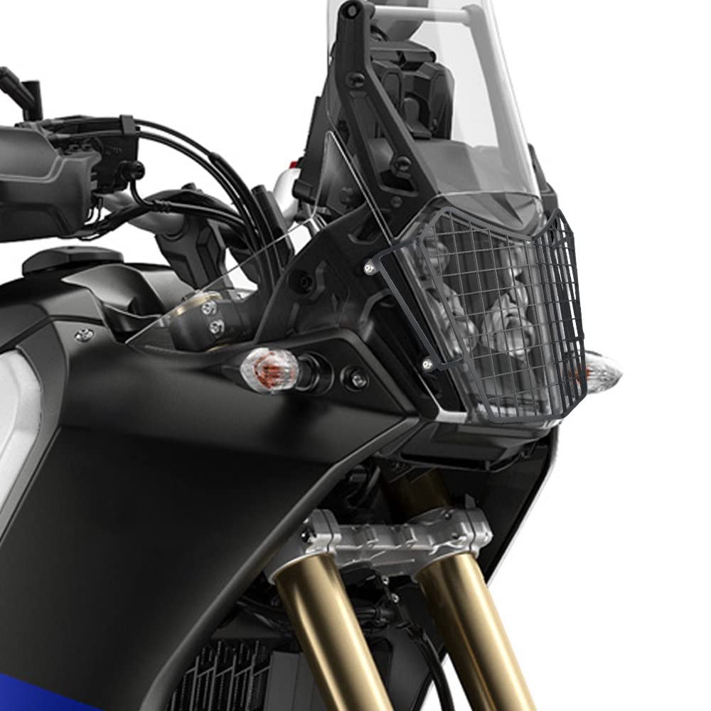 Griglia Paramano Proteggi Faro In Alluminio Per Yamaha Tenere 700 - Anodizzato, Taglio Laser, Robusto