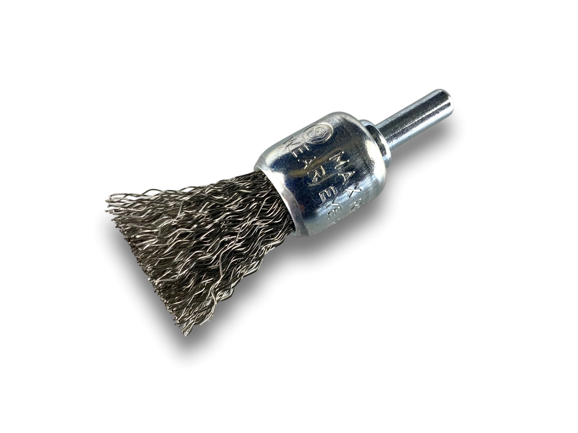 Kibros Lot 3 brosses en bout pinceau tige Ø 6 mm fil inox dur Ø 18 mm