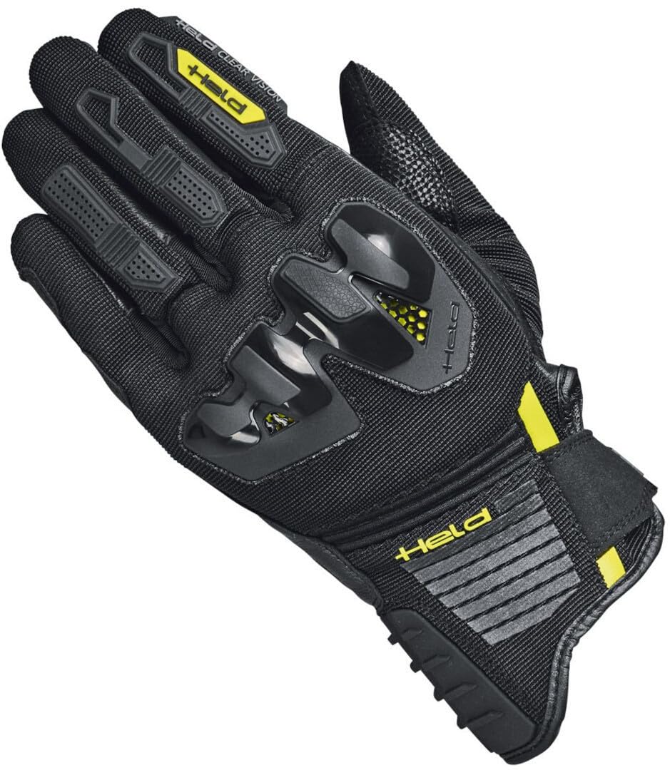 Held Sambia 2 Guanti da moto, sabbia/nero, 7