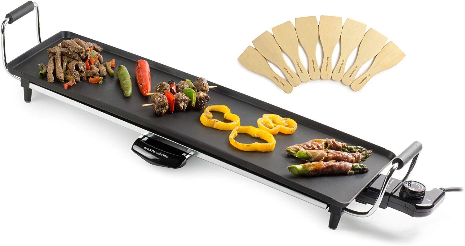 Buy Andrew James Teppanyaki Electric Grill Plate XL NonStick