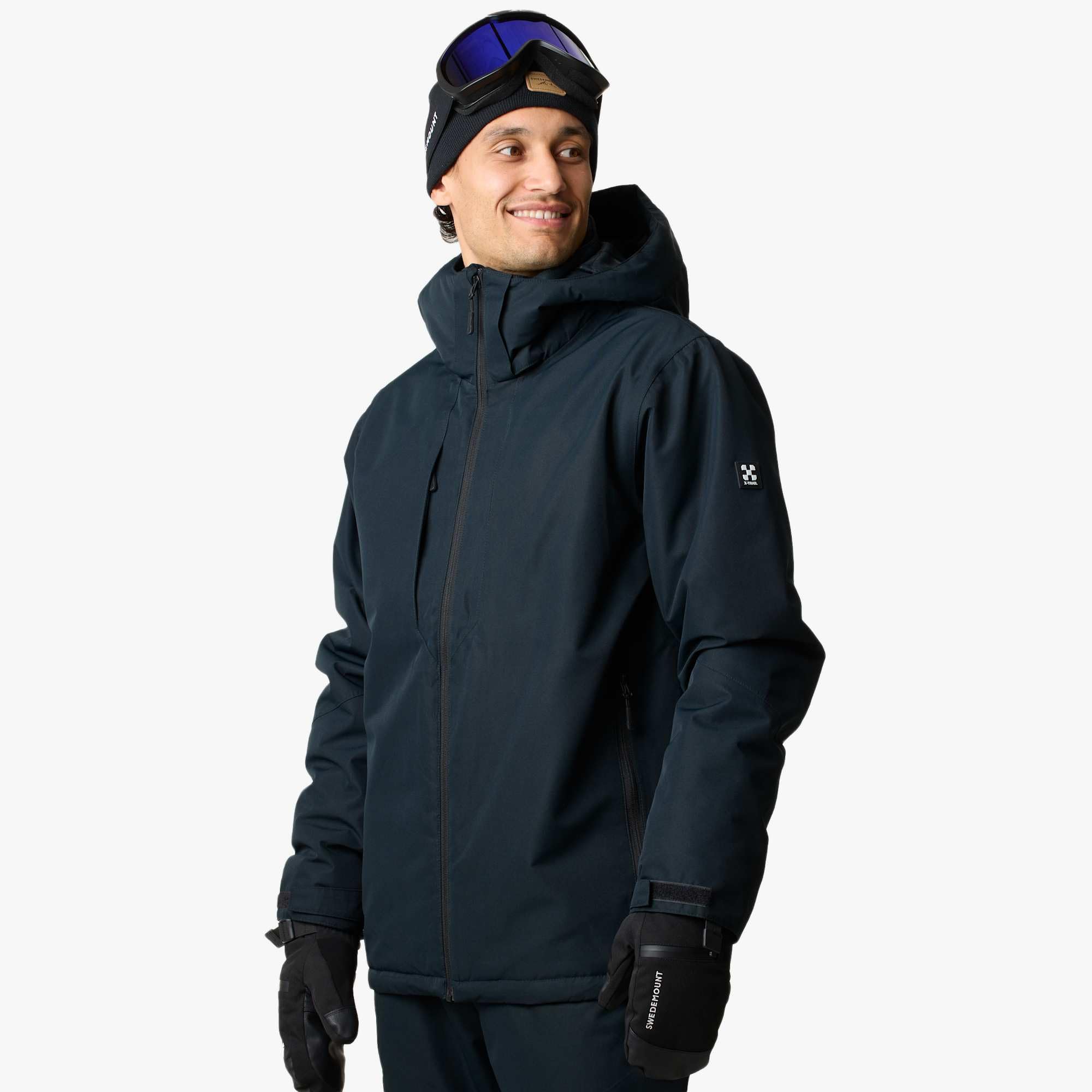 X-Trail Cortina Skijacke Herren, Wasserdicht mit Skipassfach