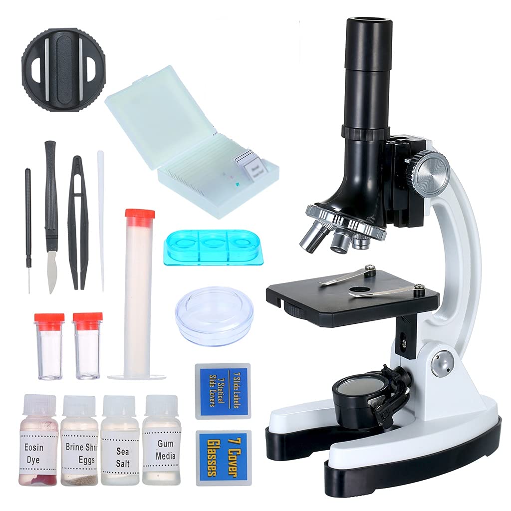 Hm1200 High Definition profesjonalny metalowy mikroskop trinokularowy lupa 100X-1200X duży okular ze źródłem światła