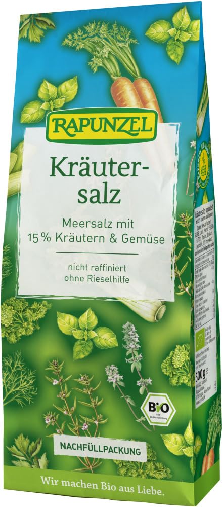 Kräutersalz mit 15% Kräutern und Gemüse 6 x 500 g