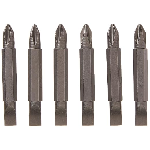 DEWALT Screwdriver Set, #2 Phillips / No. 8 Slotted Double Ended Bit, 6-Pack (DW2024B6)