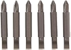 DEWALT Screwdriver Set, #2 Phillips / No. 8 Slotted Double Ended Bit, 6-Pack (DW2024B6)