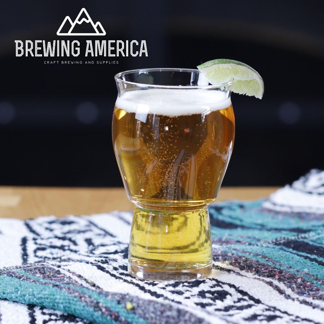 Muffin Top - Vaso de cerveza nucleado, diseño de sidra, soda, té