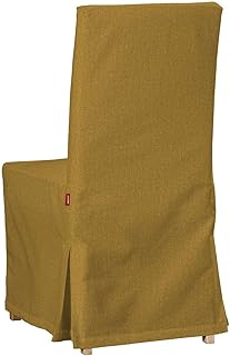 Dekoria Sukienka na krzeslo Henriksdal dluga Pokrowiec na model Henriksdal miodowy szenil