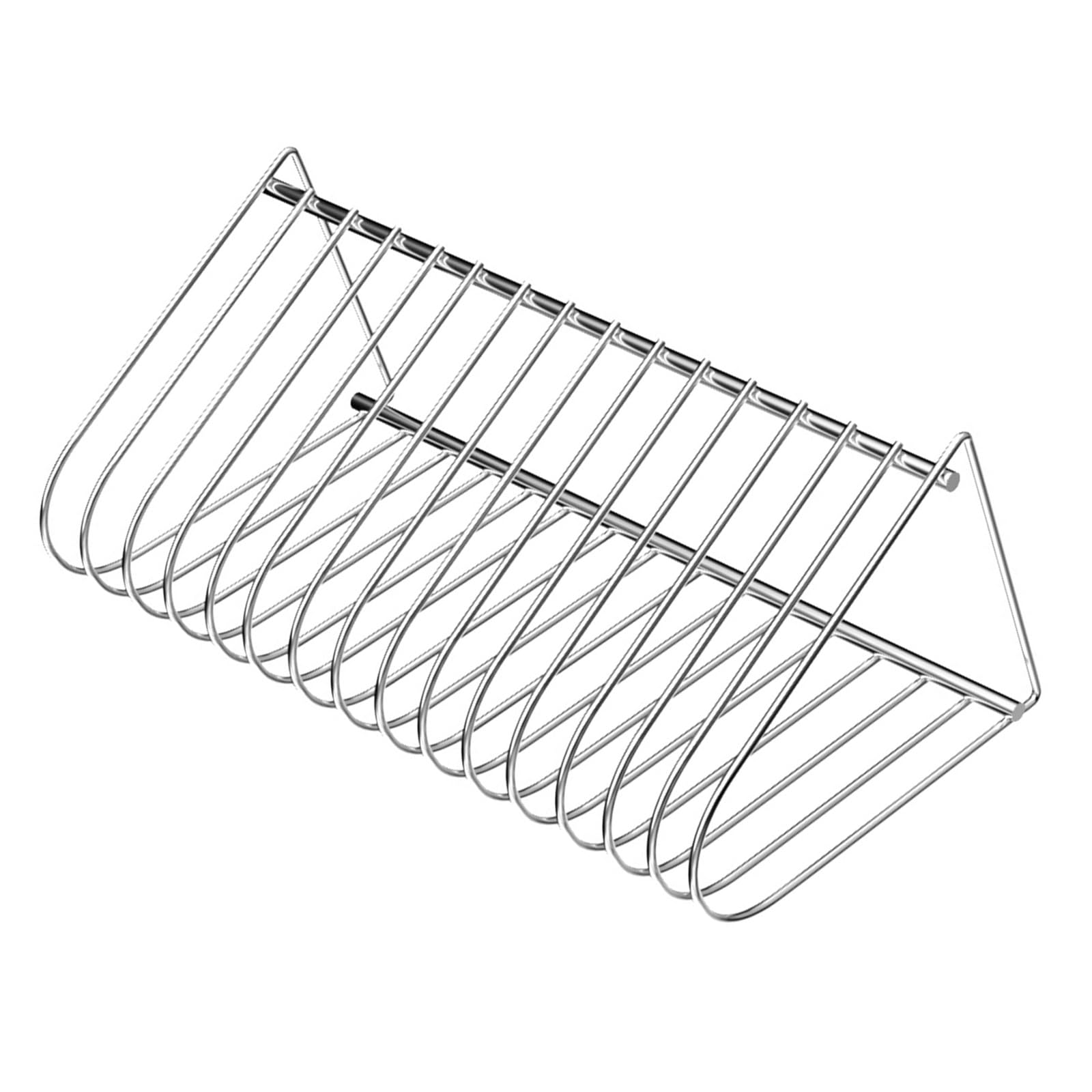 Nucelit Metal Vinyls Record Holder 15 Slot for 7 and 12 Inches Albums for Music Fan and Neat Homes Iron Record Rack
