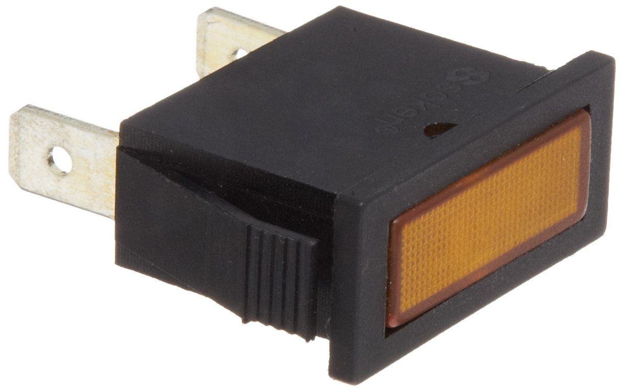 Morris Products 70312 Rectangular Indicator Pilot Lamp, Amber, 250 VAC (Pack of 10)