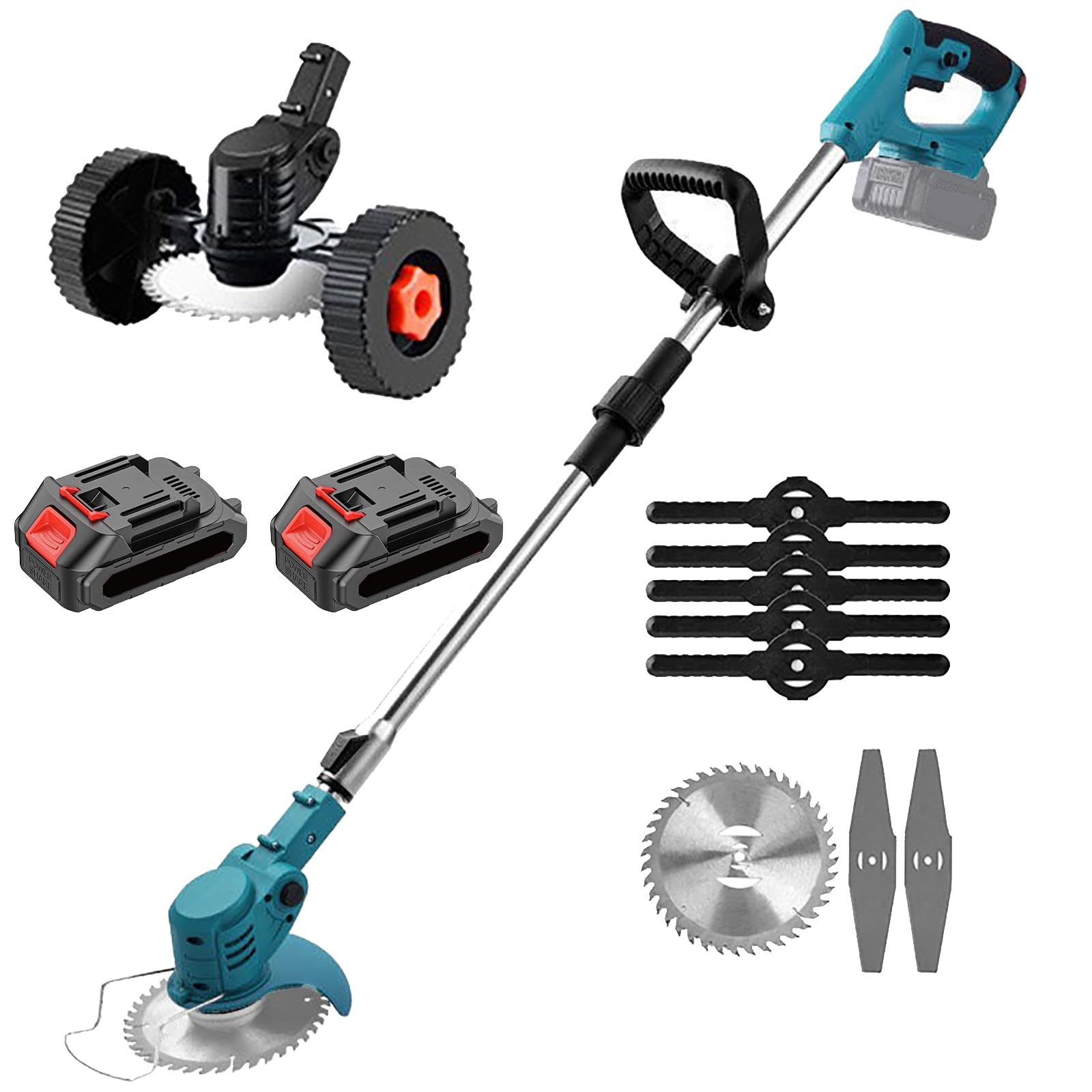 Grass Strimmer pliable pour nettoyer facilement les bordures d'allées