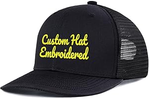 Custom Text/Logo Embroidered Hat