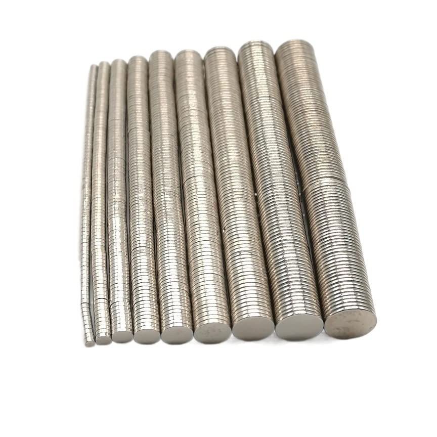 500 PCS/LOT Disc NdFeB 2 * 1 3 * 1 4 * 1 5 * 1 6 * 1 7 * 1 8 * 1 9 * 1 10 * 1 Neodymium 2x1 3x1 4x1 5x1 6x1 7x1 8x1 9x1 10x1 Magnet(500 PCS 6X1 mm)