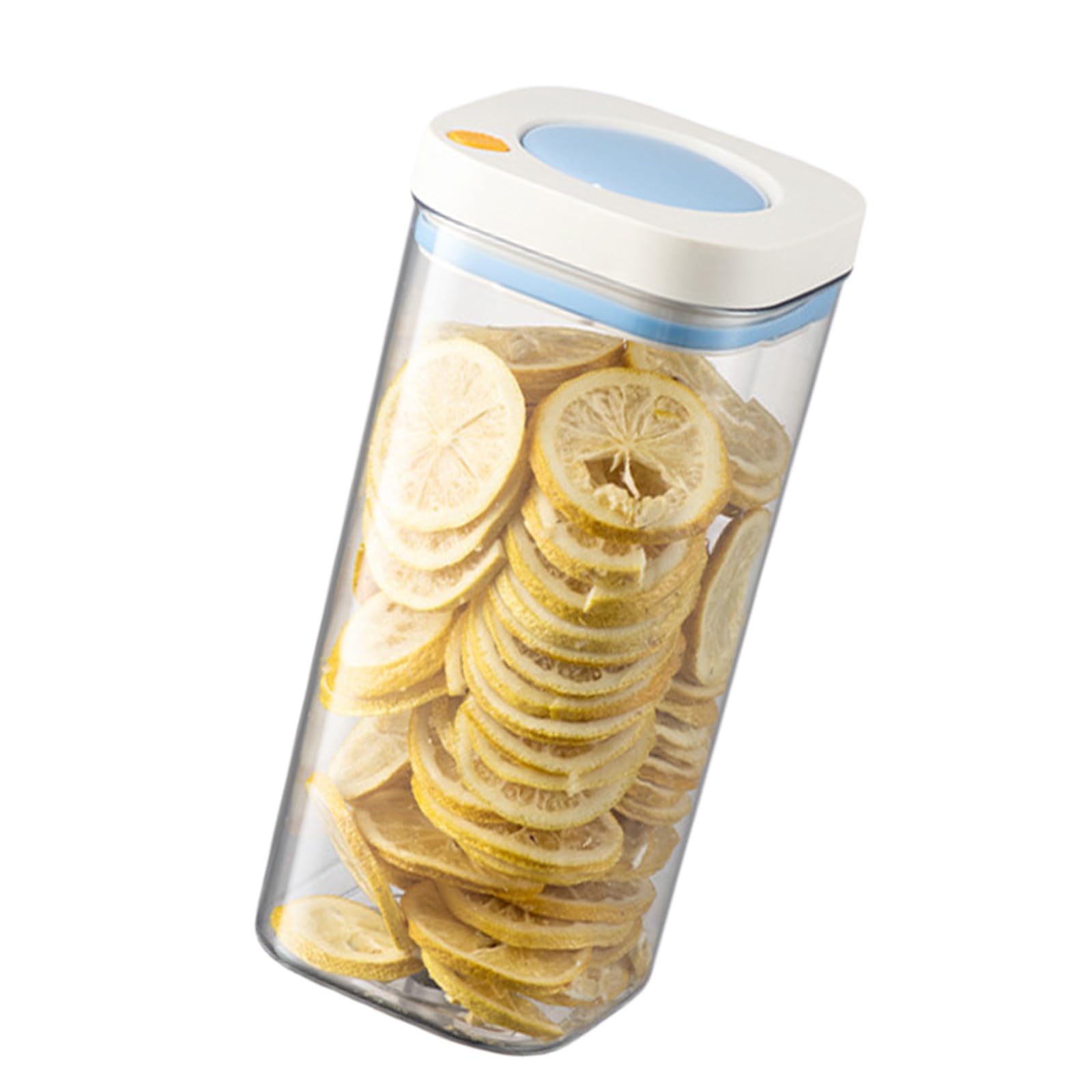Xjdzineq Press to Seal Vacuum Jar for Efficient Food Preservation Clear Storage Canister Transparents Sealed Snacks Container Home Organization Jar