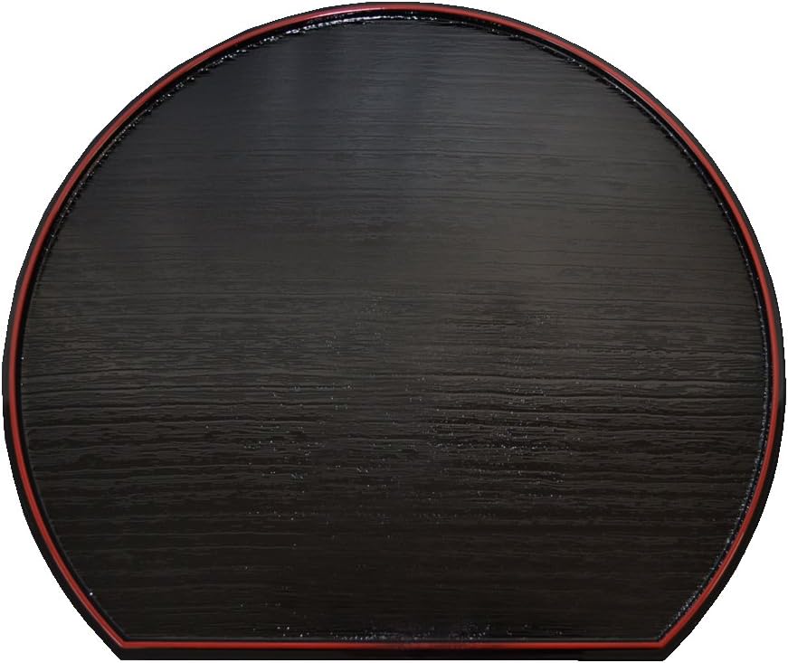 Hana light Both sides can use Japanese-style double-sided Zen half-moon type tray 36~32cm